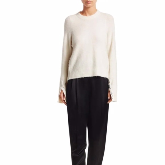 New 3.1 PHILLIP LIM Embellished Cuffs Pullover Sweater - Picture 11 of 11
